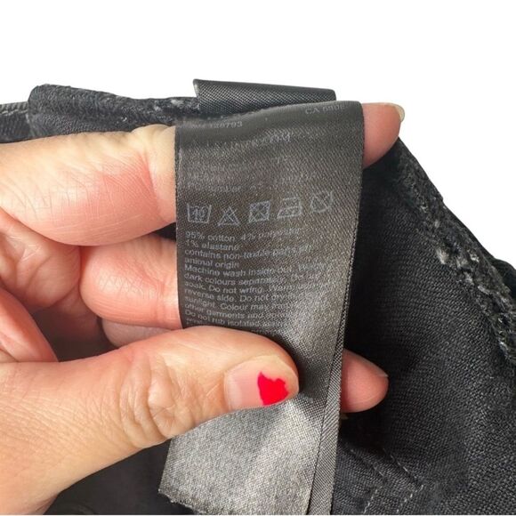 |EUC| ALL SAINTS Cigarette Button Fly Mini Shorts - Picture 7 of 9